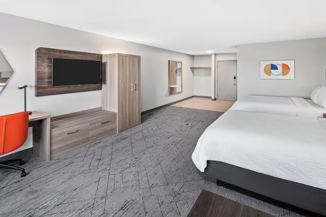 غرفة قياسية بسريرين كوين، Holiday Inn Express Hotel Suites Chicago Algonquin 5/8
