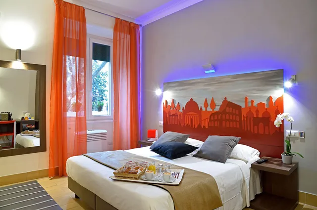 غرفة بسريرين منفصلين، 94rooms Vatican Vigliena 6/10