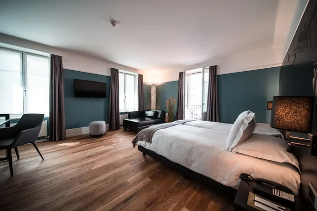 جناح عصري جونيور بسرير كينج بشرفة، Hotel Royal St Georges Interlaken MGallery 7/10