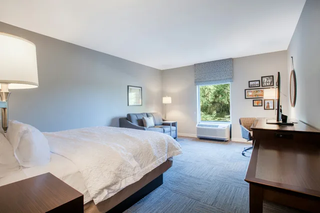 Room, King Bed, Sofa, Hampton Inn Rochester Penfield 3/4