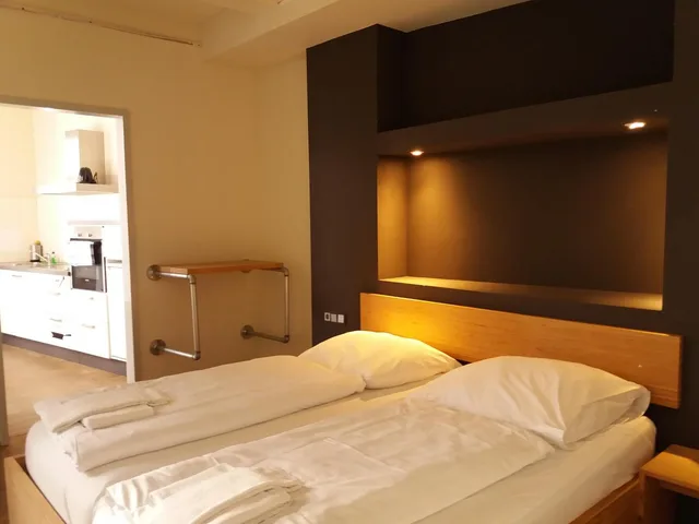 غرفة سوبيريور عائلية بسريرين منفصلين وسرير بطابقين، Say Cheese Leipzig Hotel and Hostel 4/9