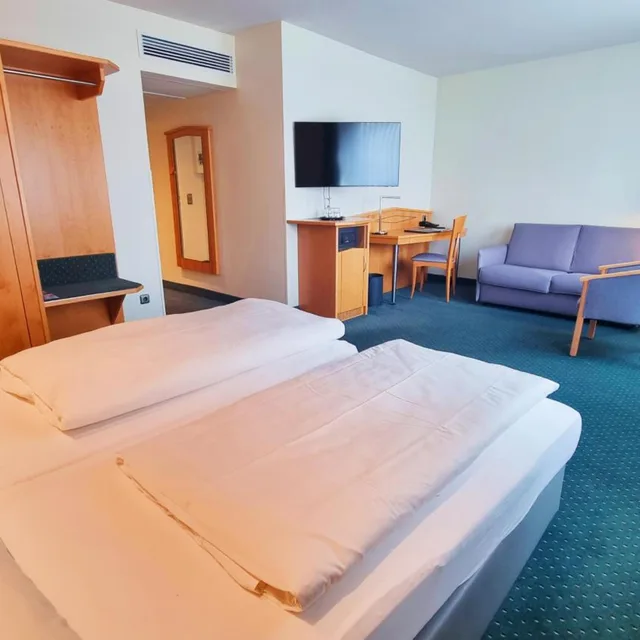غرفة عائلية بسرير فردي، Hotel Panorama Hamburg-Harburg 3/9