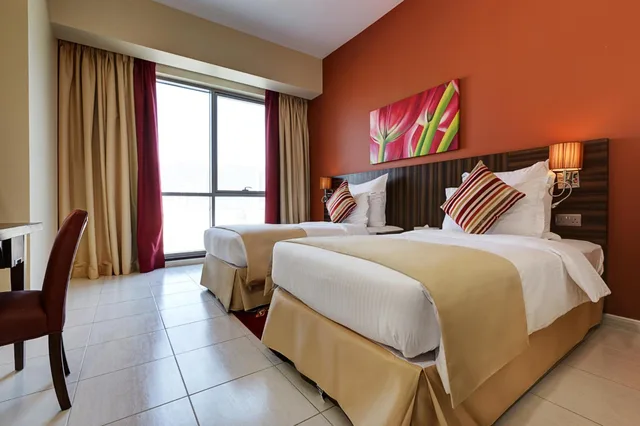 شقة ديلوكس بشرفة بغرفتي نوم، Abidos Hotel Apartments Dubailand 5/8