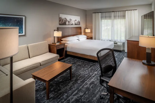 غرفة بسرير كينج مع أريكة، Delta Hotels By Marriott Huntington Mall 2/9