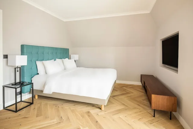 شقة بسريرين مزدوجين بشرفة بغرفتي نوم، Marriott Executive Apartments Brussels, European Quarter 2/9
