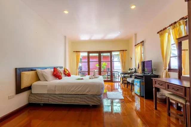 بنغل بسرير كينج بإطلالة جزئية على البحر، Chaweng Bliss Bungalow 1/1
