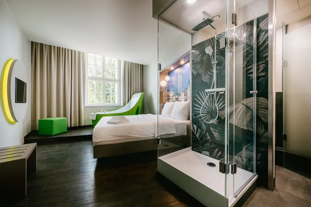 غرفة بريميوم بسرير كوين، Travel24 Hotel Leipzig City 5/5