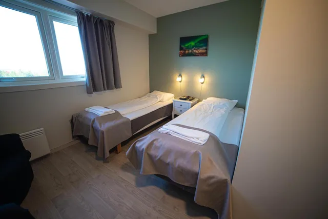 غرفة بسرير مزدوج أو سريرين منفصلين، Sandefjord Motor Hotel 1/6