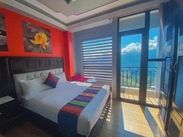 غرفة عائلية بسريرين كوين، Sapa Nature View Hotel 1/4
