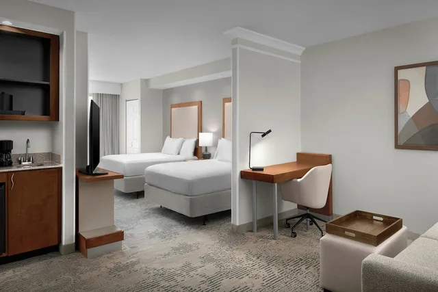 جناح بسريرين كوين مع سرير سحّاب إضافي لذوي الإعاقة، Springhill Suites By Marriott Lynchburg Airport/University Area 3/5