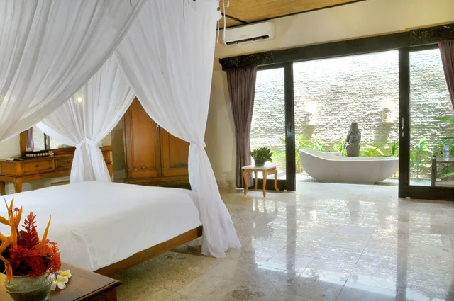 جناح بسرير فردي بإطلالة على الحديقة، CORAL VIEW VILLAS 2/2