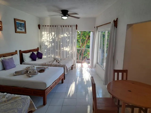 غرفة عائلية بسرير مزدوج، HOTEL QUINTA PARAISO COCOYOC 3/3