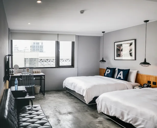 غرفة عائلية بسريرين كوين، PAPOA HOTEL 1/3
