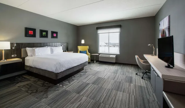 غرفة ديلوكس بسرير كينج، Hilton Garden Inn Winnipeg South 1/1