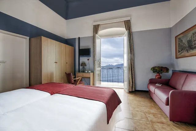 غرفة ثلاثية بثلاثة أسرّة بإطلالة على البحر، Hotel Italia e Lido Rapallo 3/10
