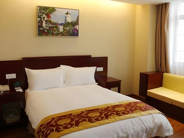 غرفة بسرير كوين، Greentree Inn Anhui Hefei Bozhou Road Jindi Building Business Hotel 6/6