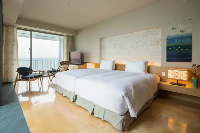 Premium, Twin Beds, Ocean View, Annex, Ishigaki Island Beach Hotel Sunshine 6/10