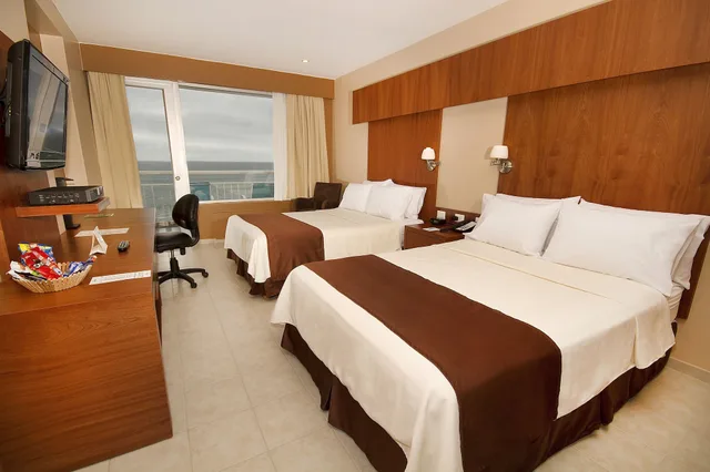 غرفة ديلوكس بسريرين مزدوجين بإطلالة على البحر بشرفة، Mantahost Hotel 3/10