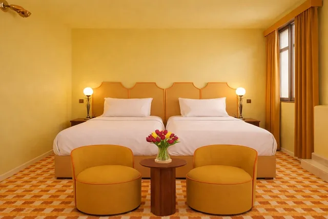Room, Twin Beds, Hotel Le Berger 4/10