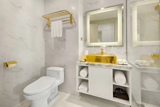 غرفة ديلوكس بسريرين منفصلين، Wyndham Danang Golden Bay 6/7
