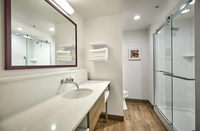 غرفة بسرير كينج مع أريكة لذوي الإعاقة، Hampton Inn and Suites Roseburg 3/3