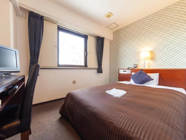 غرفة بسرير نصف مزدوج، Hotel Livemax BUDGET Sagamihara 1/8