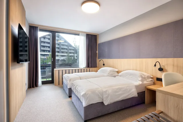 غرفة بسريرين منفصلين، Hotel Kompas 2/4