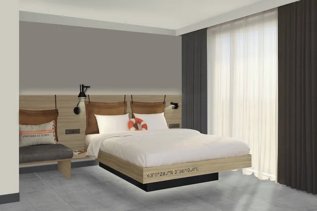 غرفة بسرير كينج، B&B HOME La Ciotat 2/6