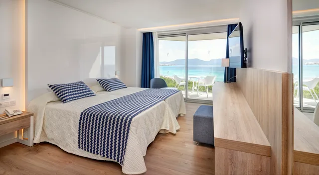 غرفة بإطلالة على البحر مفردة بسرير مزدوج، Hipotels Bahia Cala Millor - Adults Only 1/3