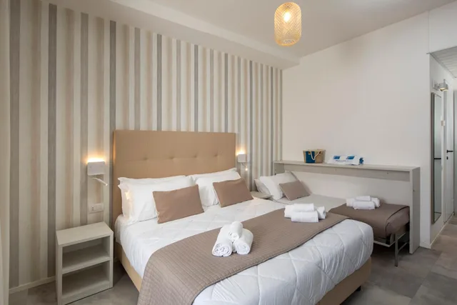 غرفة ديلوكس ثلاثية بإطلالة على البحر، Hotel Maestri 9/10