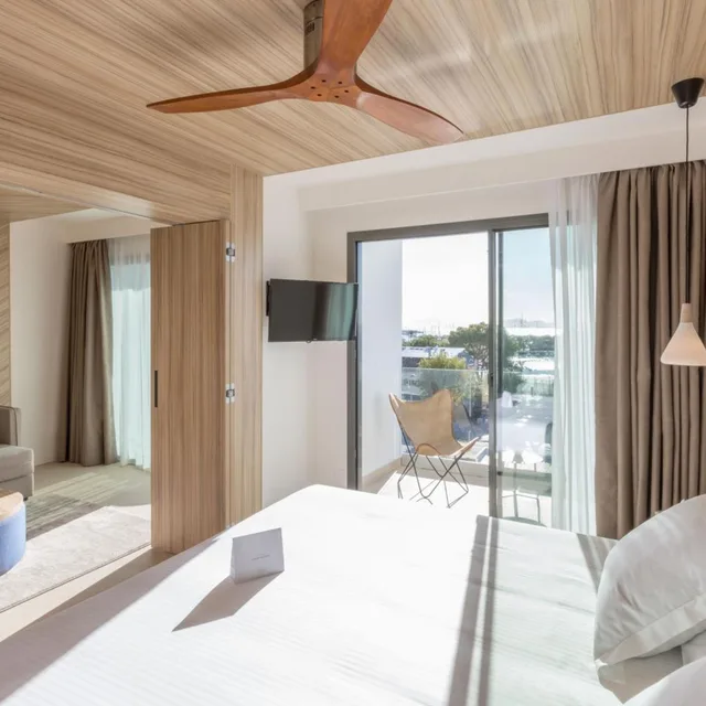 جناح بسرير كينج بإطلالة على البحر، Hotel Bordoy Alcudia Port Suites 5/10