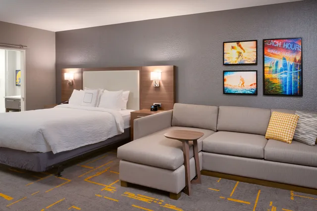 استوديو بسريرين كوين مع أريكة، Towneplace Suites Los Angeles Lax Hawthorne 3/10