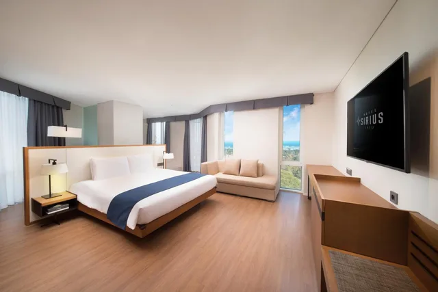جناح بسرير كينج بإطلالة على البحر، Hotel Sirius Jeju 2/7