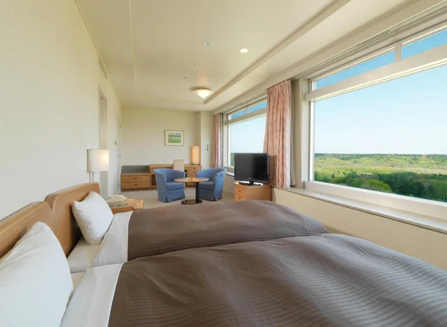 غرفة سوبيريور بسريرين مع أريكة، Sapporo Kitahiroshima Classe Hotel 1/1