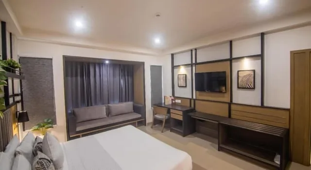 غرفة عائلية بسرير كينج، Purple Cloud Hotel 4/5