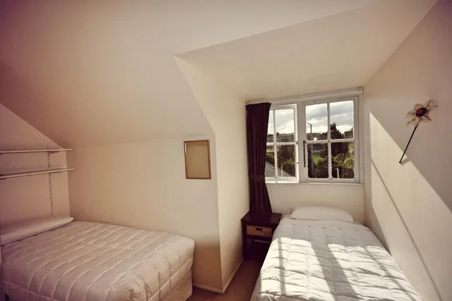 غرفة قياسية بسريرين منفصلين بحمام مشترك، WARKWORTH LODGE 3/5
