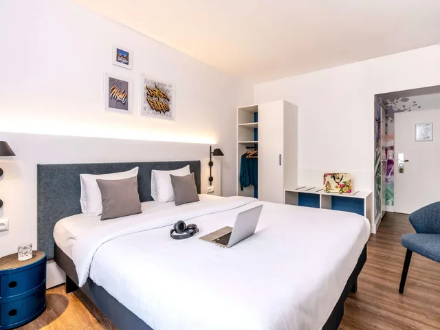 غرفة بسرير كوين، Ibis Styles Hamburg Alster City 7/10