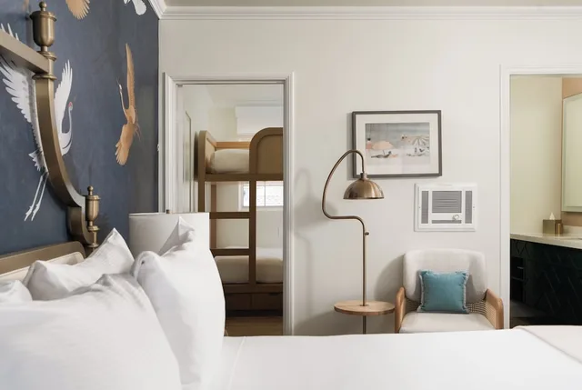 Renovated, Family Suite, 1 King and 2 Double Beds, Bunk Beds، Hotel Milo Santa Barbara 1/8