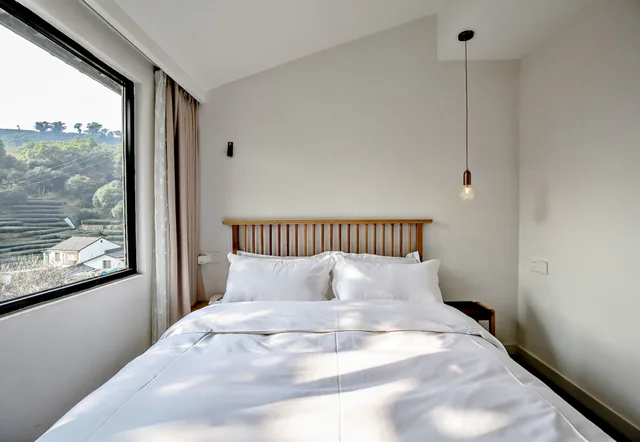 غرفة بسرير مزدوج بإطلالة على الجبل بحوض استحمام في الملحق، Hangzhou Sansu Hotel 1/6