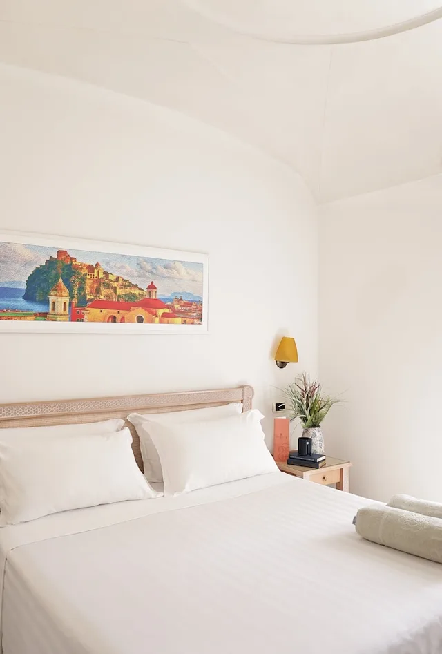 غرفة كومفورت بسرير كوين، Hotel Terme Oriente – Beach & SPA 3/5