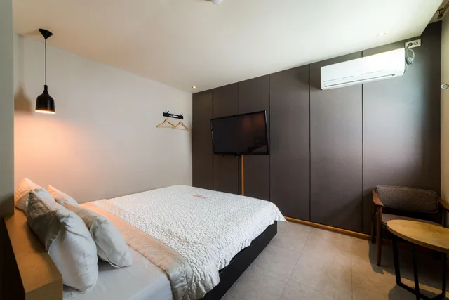 غرفة بريميوم بسرير كينج، Hotel 2 Heaven Songdo 5/10
