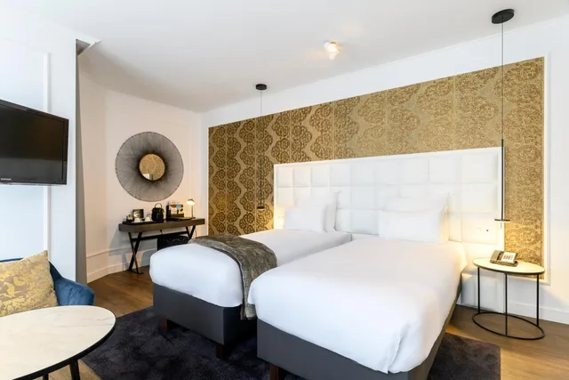 غرفة ديلوكس بسرير كينج بإطلالة على الحديقة، Hotel Rubens - Grote Markt 7/10