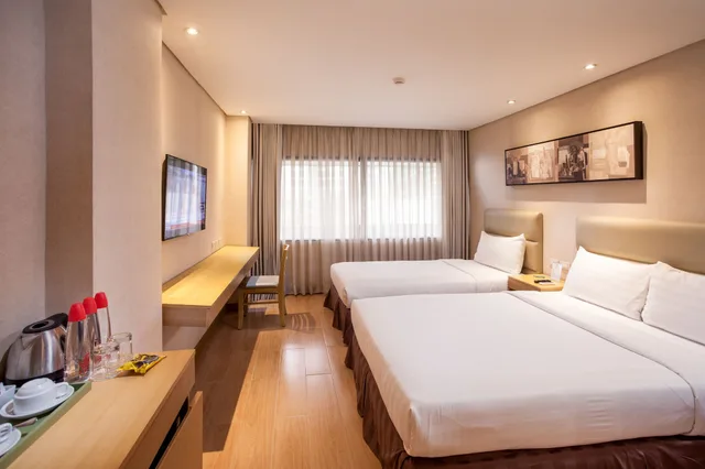 غرفة بزنس ثلاثية بسرير كوين وسرير فردي، Jinjiang Inn Ortigas 1/4