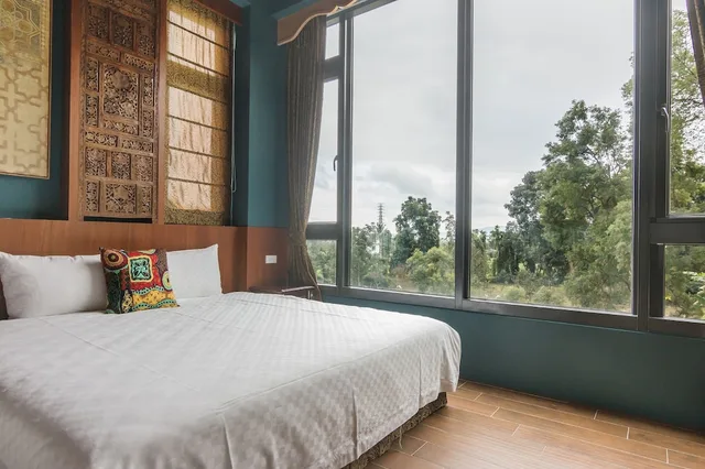 غرفة رباعية بسريرين كوين بشرفة، The Dawn B&B 1/3