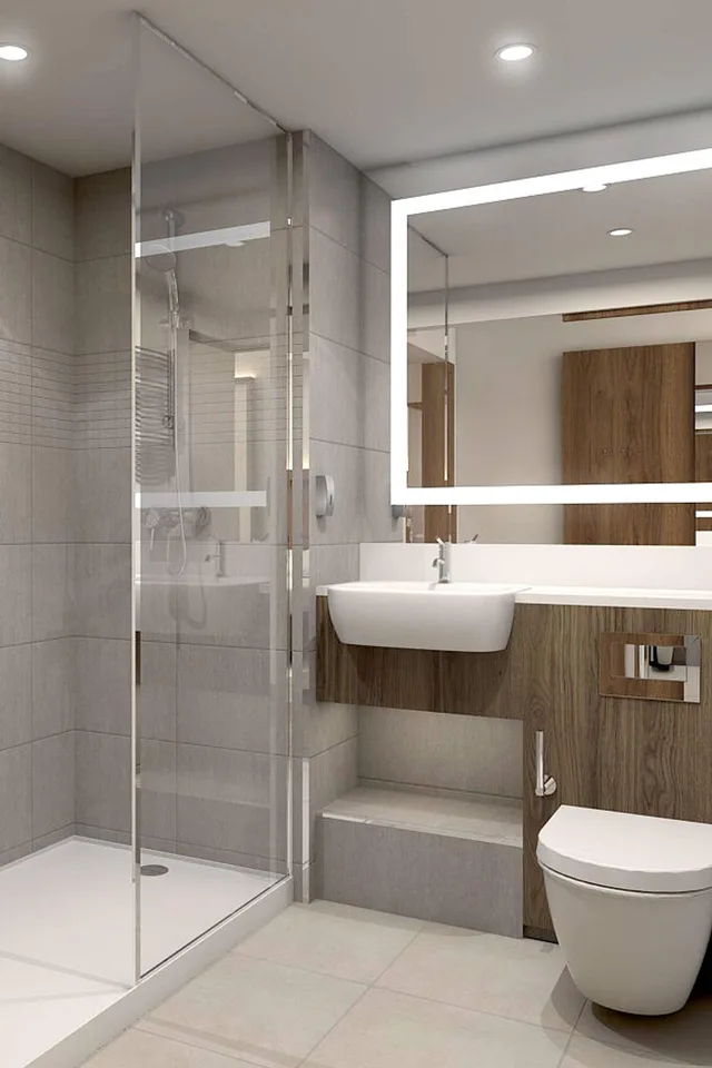 غرفة بسرير كينج بإطلالة على المدينة، Courtyard by Marriott Szczecin City 5/8