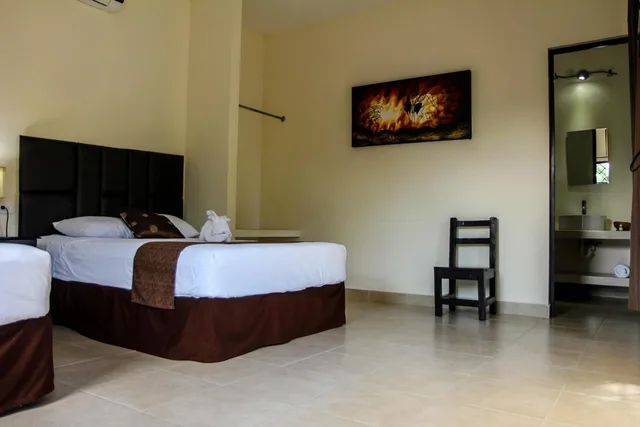 غرفة قياسية بسريرين مزدوجين، Hotel Hacienda Izamal 2/2