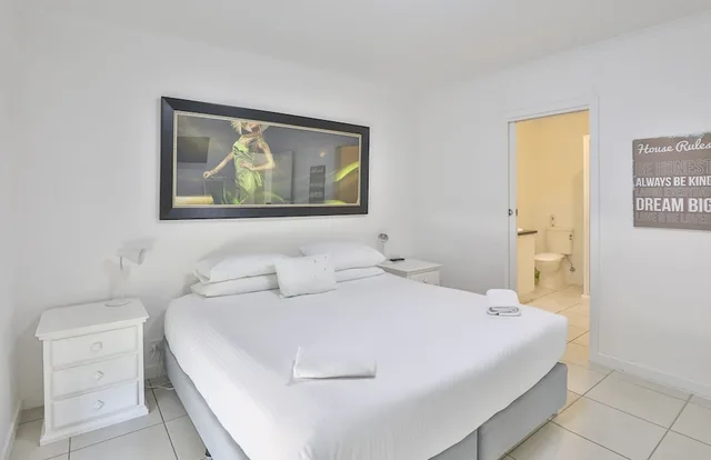 شقة ديلوكس بسرير كينج بغرفة نوم واحدة، Mildura Holiday Villas 1/2