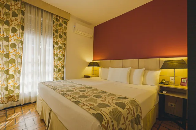 غرفة ديلوكس بسرير مزدوج، Ferraretto Guaruja Hotel And Spa 2/9