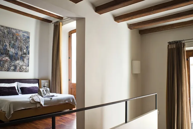Suite, Twin Beds, Murphy Bed، Mercer Boria Bcn 4/10