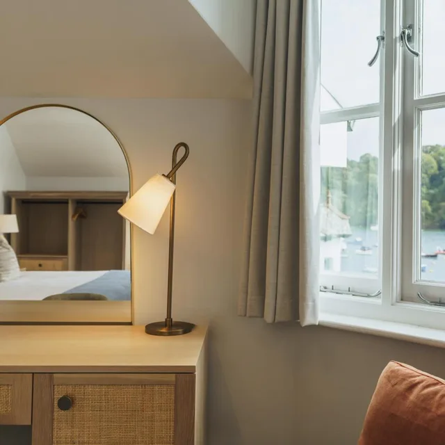 غرفة بسرير كينج، The Old Quay House Hotel 7/7